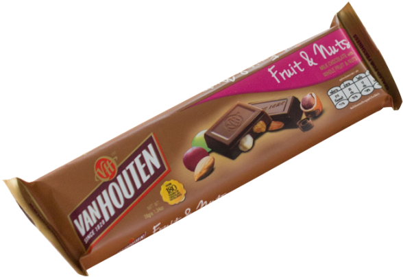 Glico Chokola Almonds - Van Houten Chocolate (900x600), Png Download