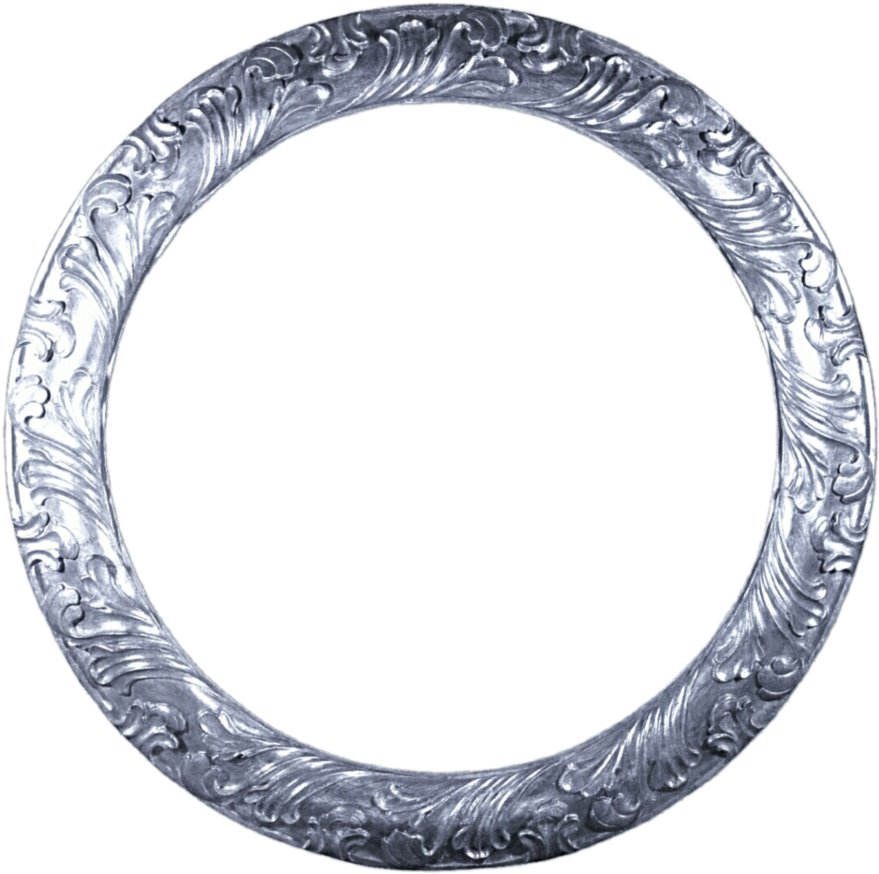 Round Frame Png Background Image - Metal Circle Frame Png (894x893), Png Download