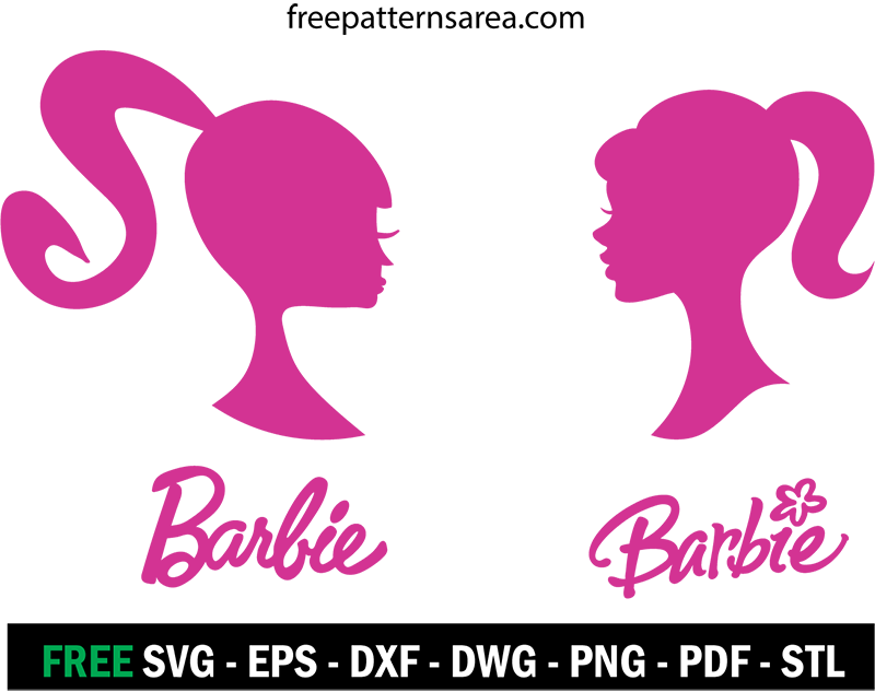 Barbie head logo png hotsell