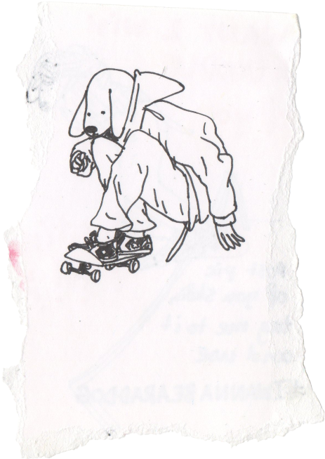 Skateboarding Transparent Skate Art Card Art Leon Karssen - Skate Board Arts By Black And White (500x702), Png Download