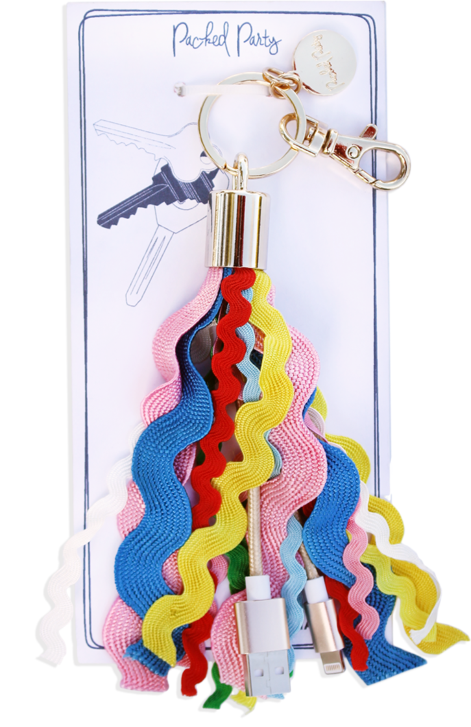 Charging Cord Keychain - Earrings (1200x1200), Png Download