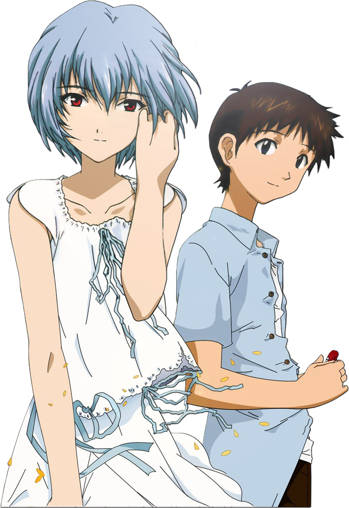 Rei Ayanami & Shinji Ikari Photo - Shinji Ikari (687x1001), Png Download