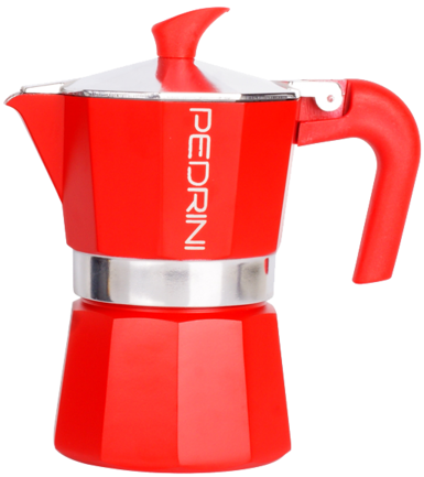 Pedrini Italian Hand Coffee Pot Boil Home Small Moka - Pedrini (600x600), Png Download