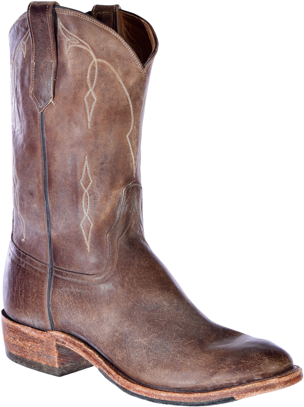 Rios Of Mercedes Men's Italian Tanned Ranch Roper - Work Boots (1500x2250), Png Download