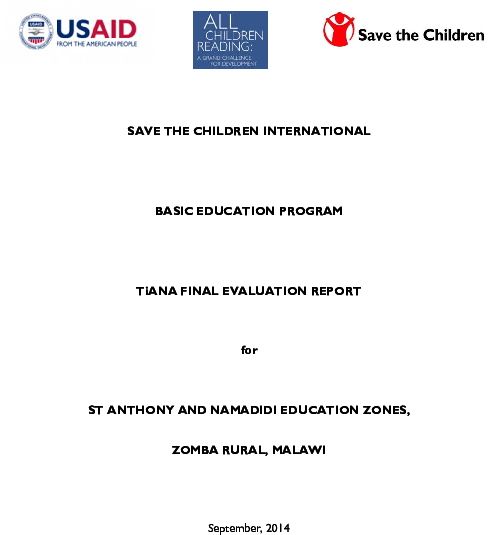 Save The Children's Resource Centre - Save The Children (612x792), Png Download