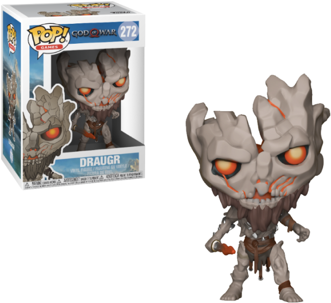 More Images - Draugr God Of War Funko Pop (800x800), Png Download