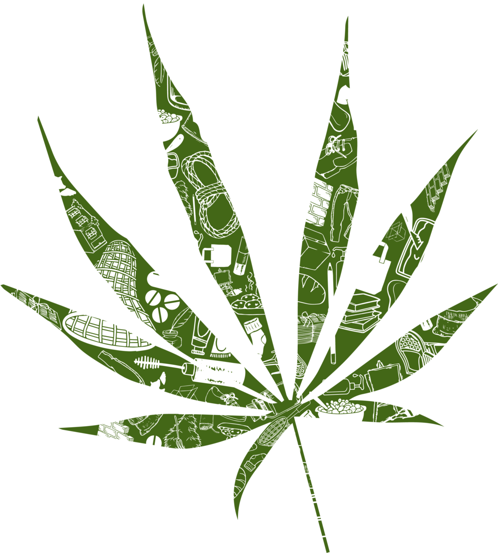 Hempillustration - Illustration (1000x1111), Png Download