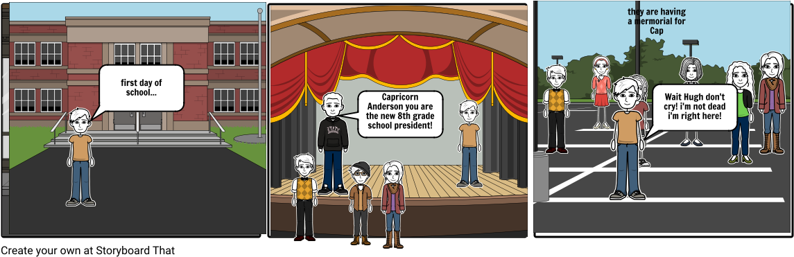 Capricorn Anderson - Cartoon (1164x385), Png Download