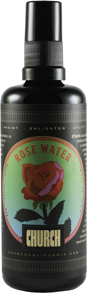 Church Rose Water - Juice (371x1000), Png Download