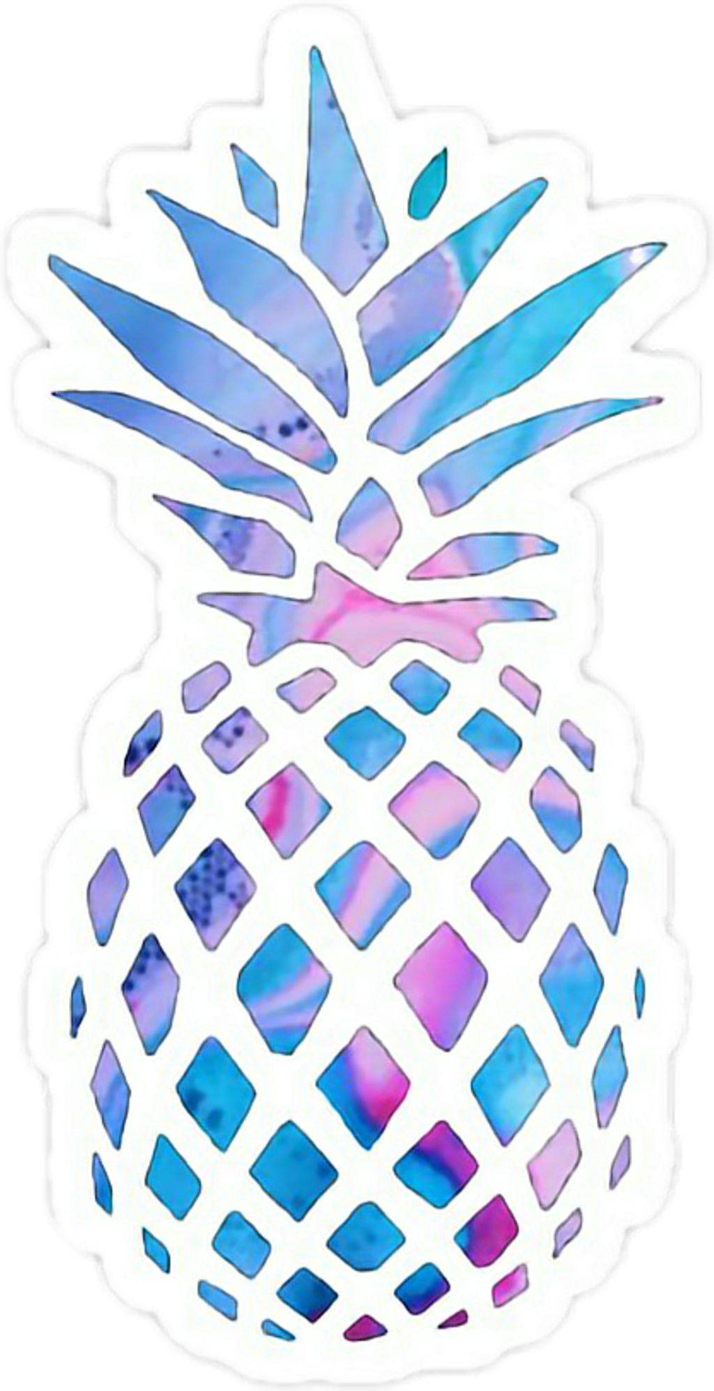 Report Abuse - Ananas Point De Croix (1024x1994), Png Download