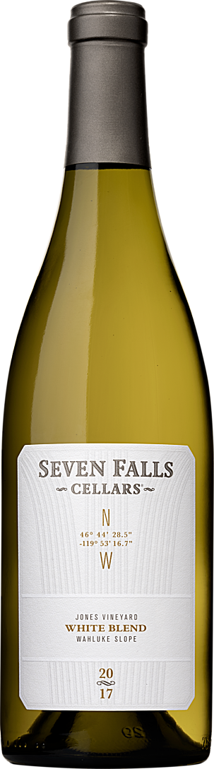 Seven Falls Cellars 2017 Gps White Wine Blend, Jones - Chateau Ste Michelle Cold Creek Vineyards Chardonnay (303x1089), Png Download