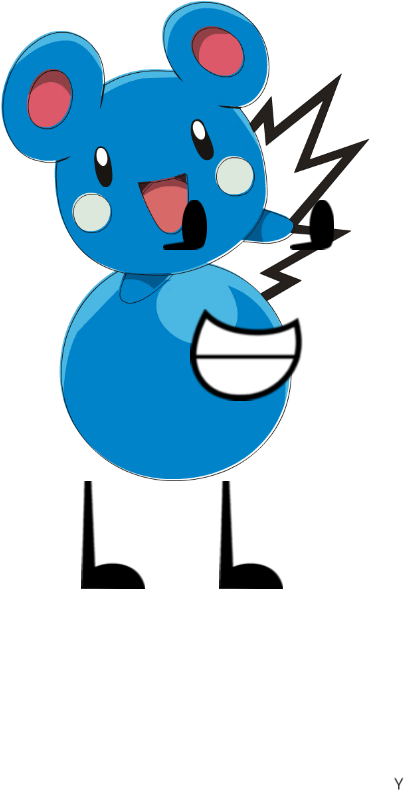 Azurill - Cartoon (720x1280), Png Download