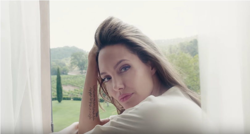 Angelina Jolie, Sensuelle Et Romantique Pour Mon Guerlain - Angelina Jolie Pub Guerlain (1200x630), Png Download
