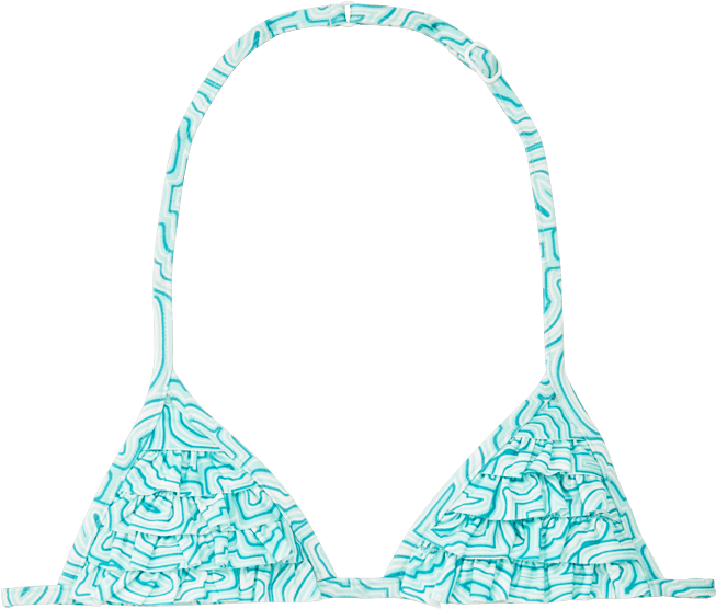 Girls Bikini Top Hypnotic Turtles - Brassiere (766x766), Png Download