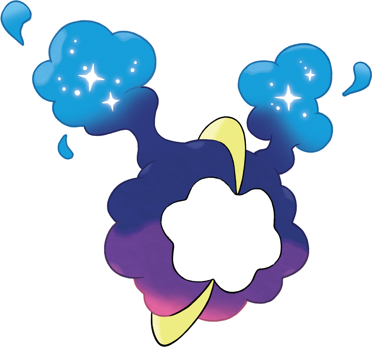 Pokemon Sun And Moon Nebula (1280x1280), Png Download
