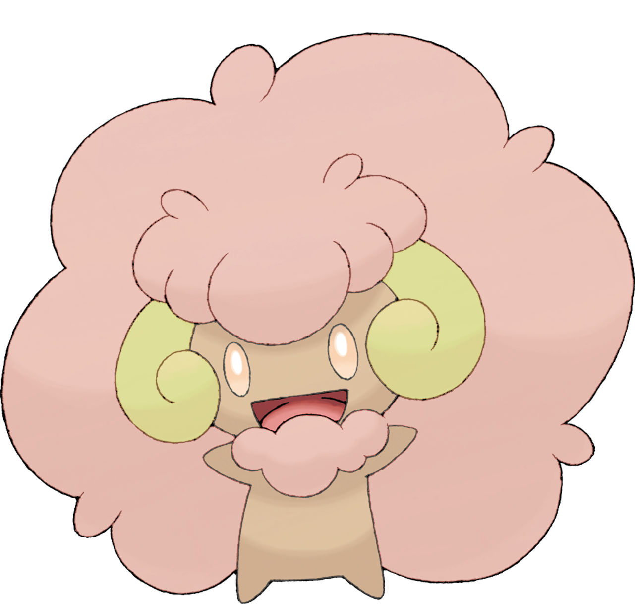 602kib, 1280x1280, 547whimsicott - Cartoon (1280x1280), Png Download