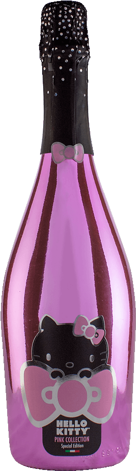 Hello Kitty Sparkling Rosè Special Edition - Hello Kitty Wine Limited Edition (634x951), Png Download