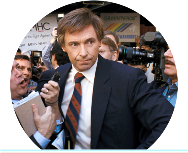 Hugh Jackman - - Hugh Jackman Gary Hart (690x553), Png Download