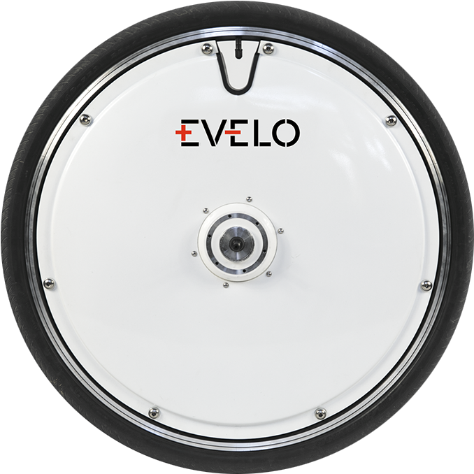 About Omni Wheel By Evelo Electric Bicycle Company - Smart Wheel For Bicycle (694x694), Png Download