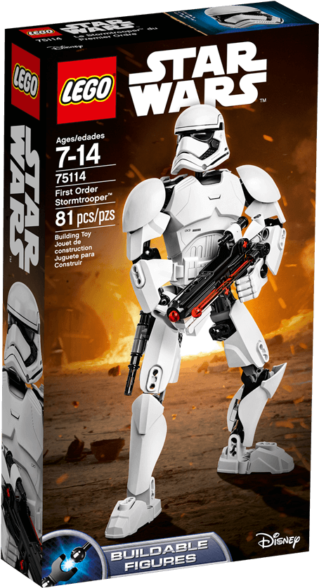 First Order Stormtrooper - Lego Star Wars 75114 (1488x837), Png Download
