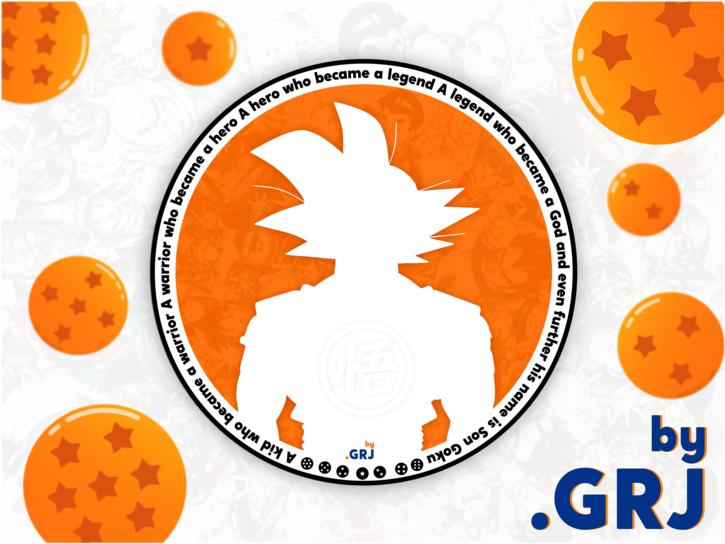 Goku Coaster By Grj Dbz - Circle (800x600), Png Download