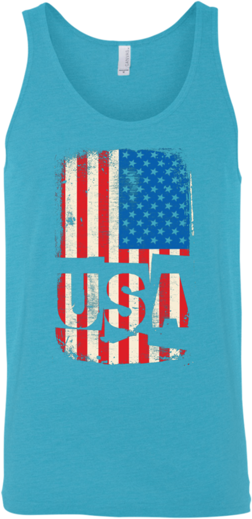 American Stars Stripes Flag Tank - Active Tank (1024x1024), Png Download