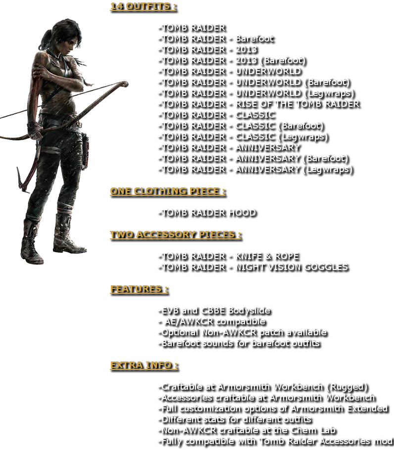 Highly Recommended With - Tomb Raider Png Transparent (796x910), Png Download