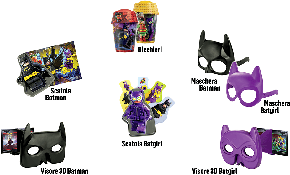 Mc Donald's Toys - Sorprese Happy Meal Batman (925x558), Png Download