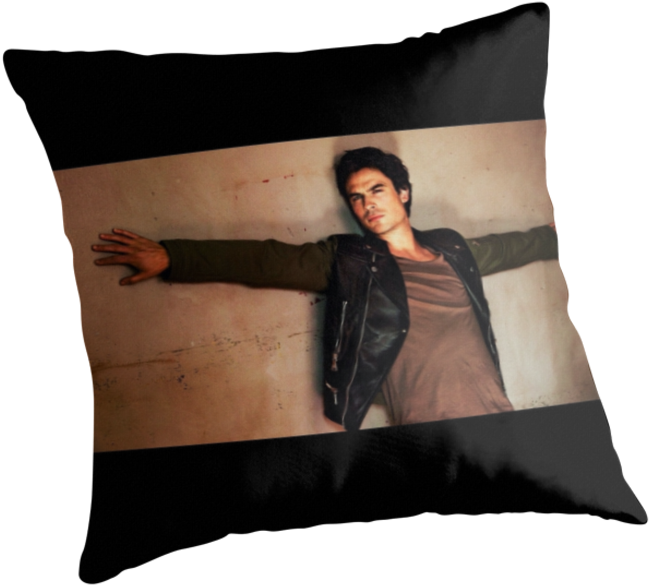 Ian Somerhalder Pillow By Quot Ian Somerhalder Quot - Cushion (875x875), Png Download