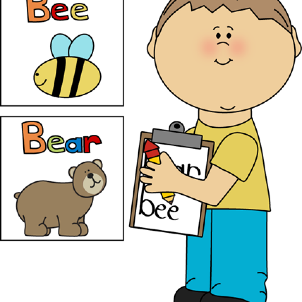 Kids Writing Clipart Boy Words On Clipboard Home Pinterest - Kids Writing Clipart (1024x1024), Png Download