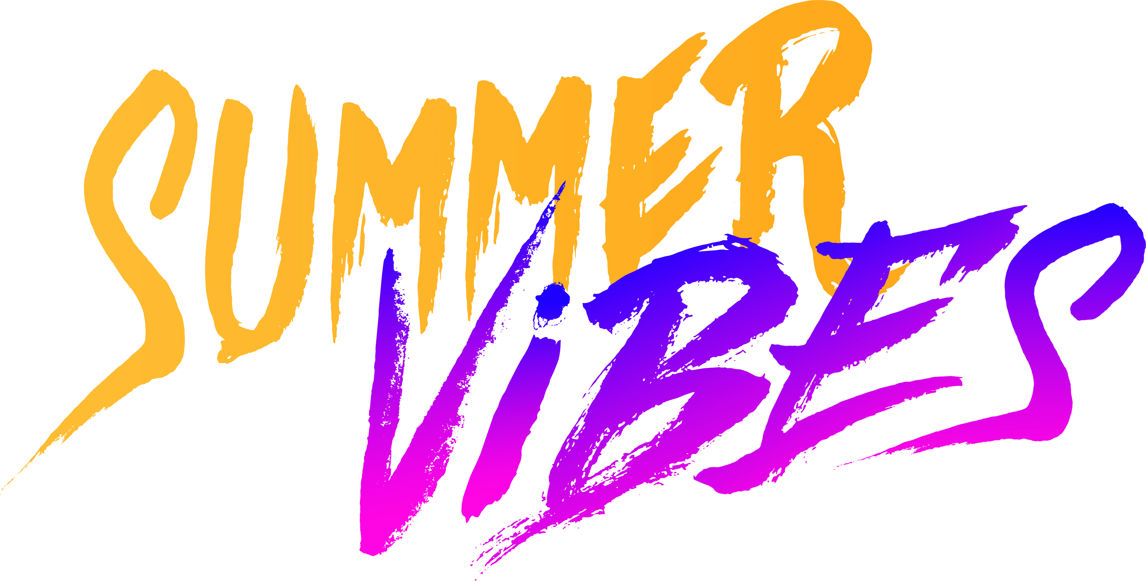 Summer '17 Is In Full Swing And There's No Better Time - Summer Vibes Logo Png (3696x1874), Png Download