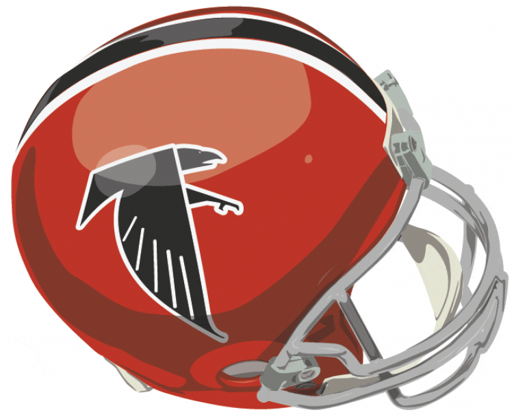 Atlanta Falcons Iron On Stickers And Peel-off Decals - Philadelphia Eagles 1955 Helmets (750x930), Png Download