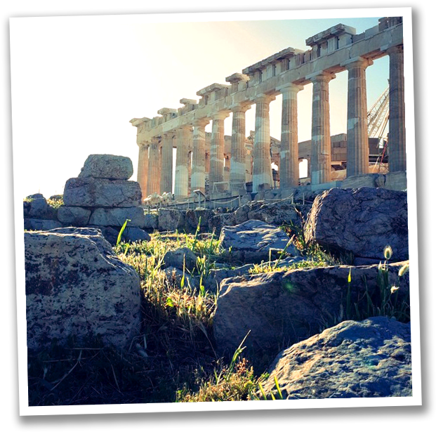 Engage Greece - Ancient Greek Temple (658x656), Png Download