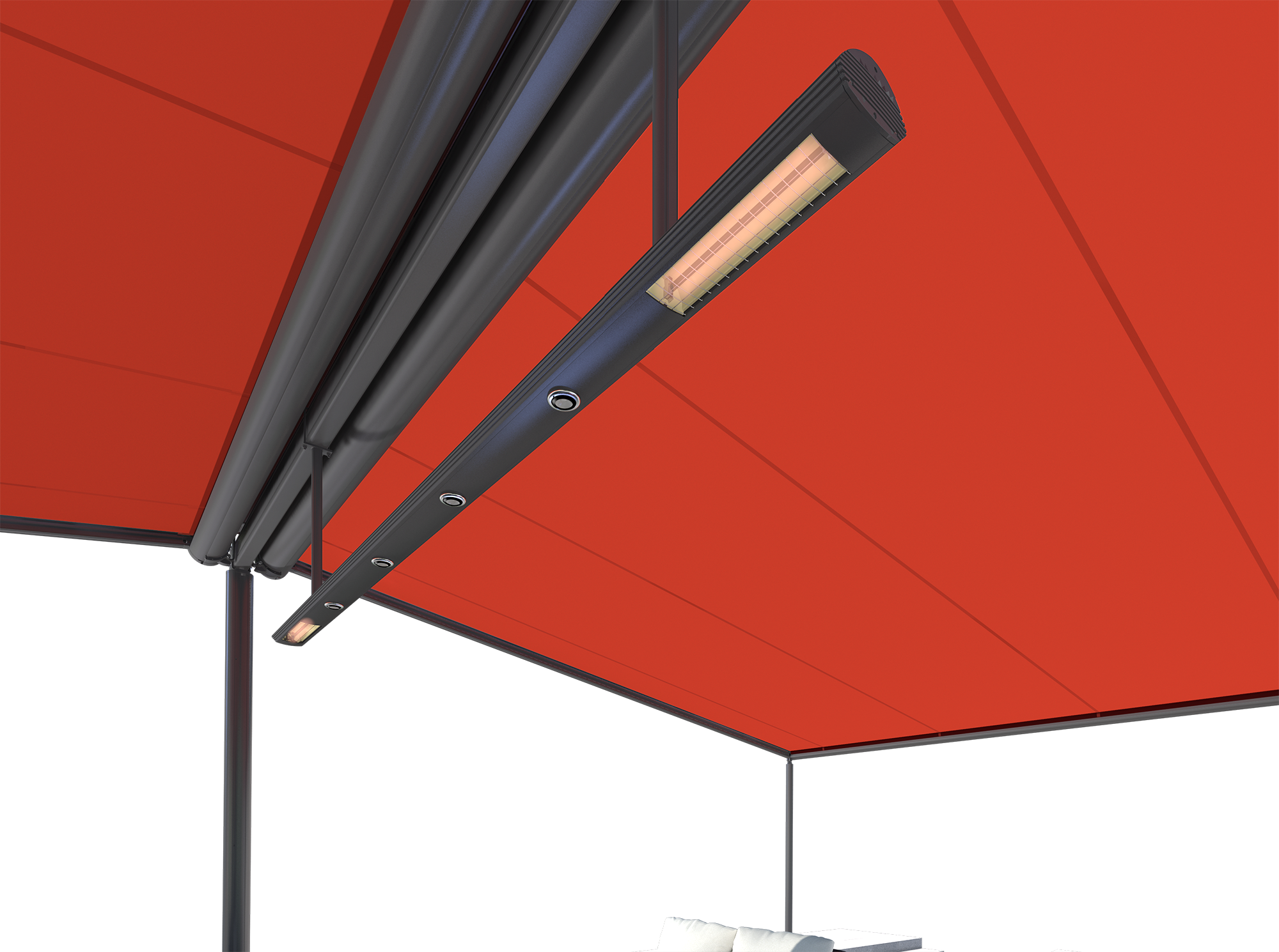 Awning Optional Extras - Umbrella (2000x1490), Png Download