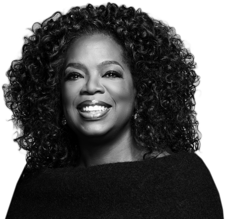 Oprah Winfrey - Oprah Winfrey Black And White (1000x750), Png Download