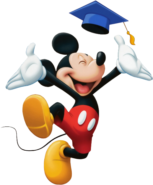mickey mouse graduation hat