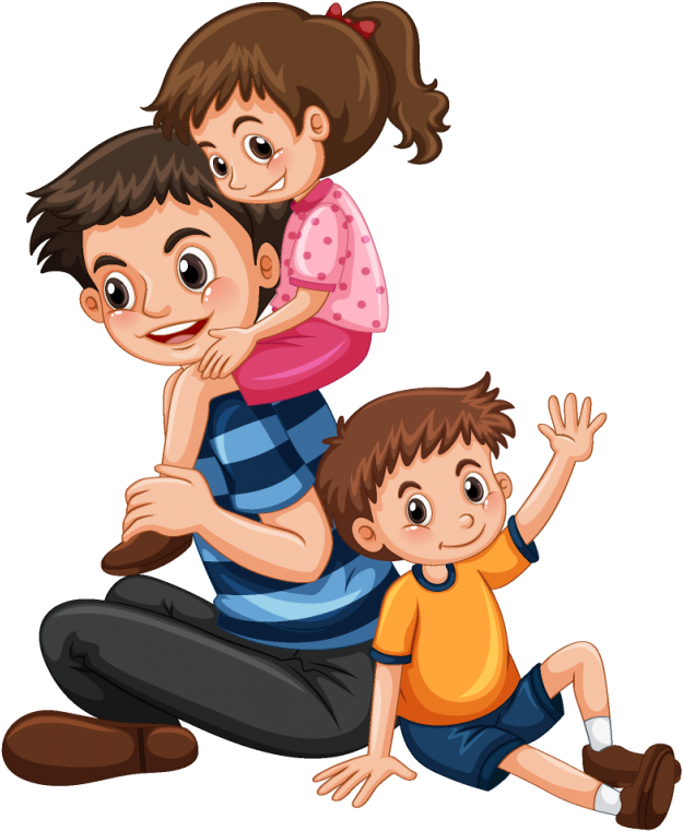 Short Summary Of The Parent Version - Five Children Cartoon (937x1024), Png Download
