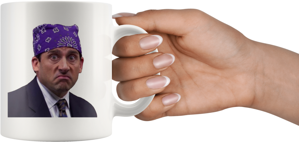 Michael Scott Prison - Mug (1024x1024), Png Download