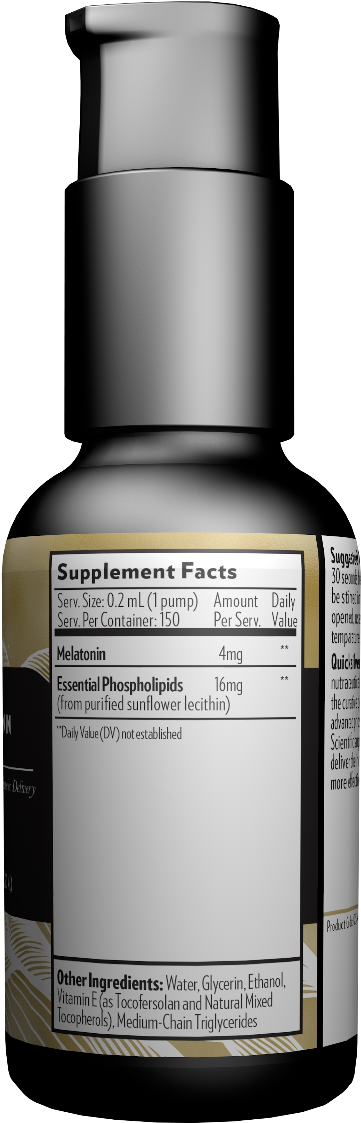 Quicksilver High Dose Melatonin 1 - Nail Polish (481x1200), Png Download