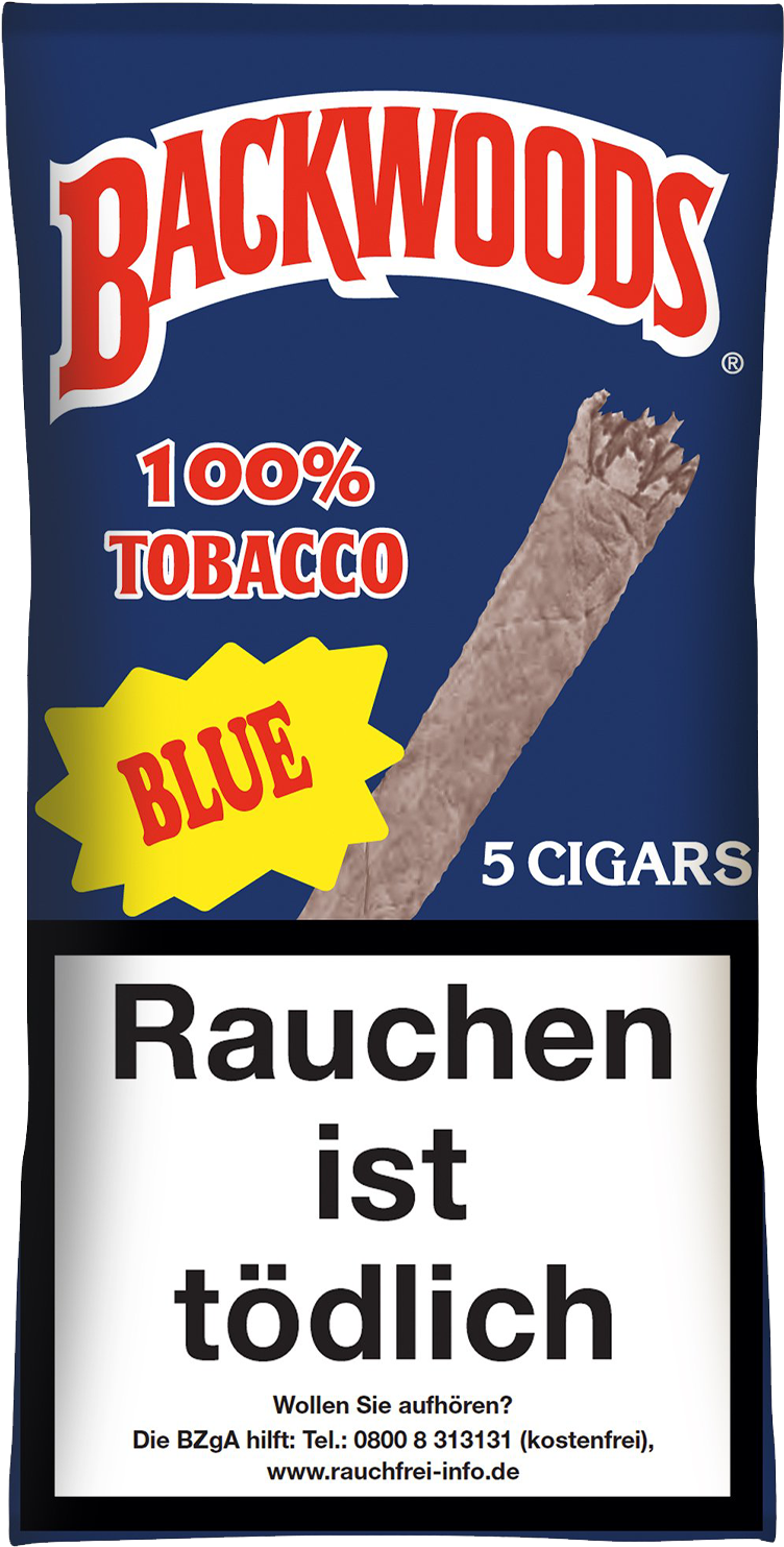 Backwoods Blue 5 Pack Cigars - Backwoods Cigars (1500x1500), Png Download
