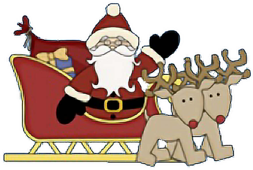 Christmas Sticker - Cartoon (1024x1182), Png Download