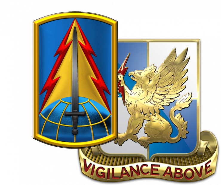 224th Military Intelligence Battalion - Crest (740x619), Png Download