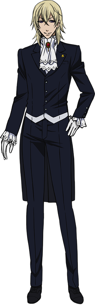 Lord Aleister Chamber - Earl Phipps Black Butler (324x1032), Png Download