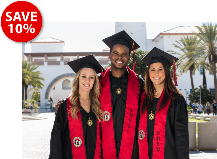 Photo Of Grad Students - Academic Dress (882x646), Png Download