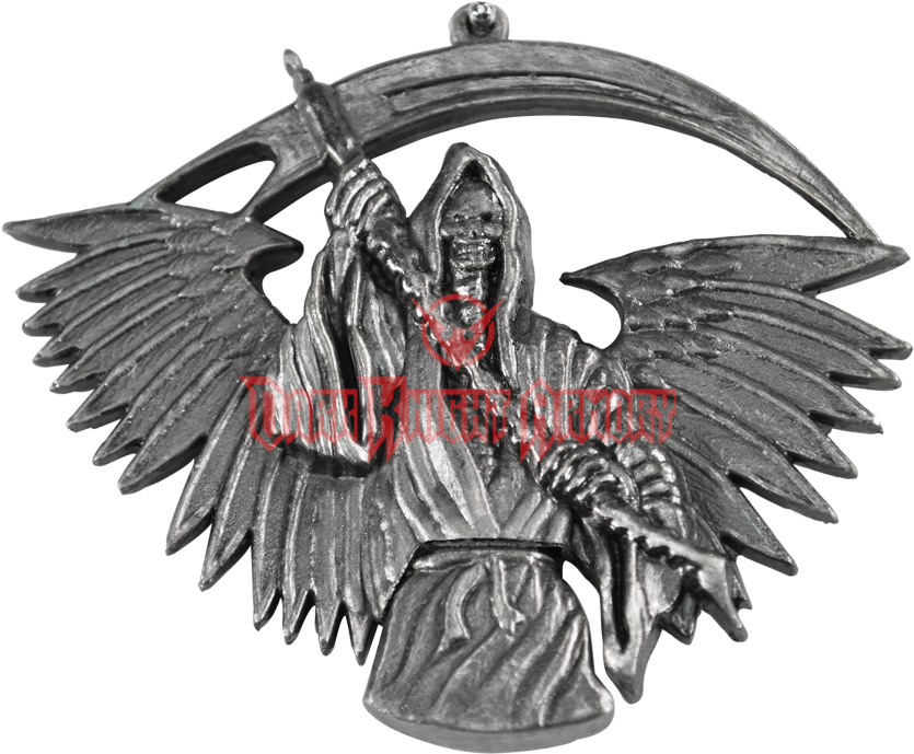 Necklace Grim Reaper Stainless Steel (850x850), Png Download