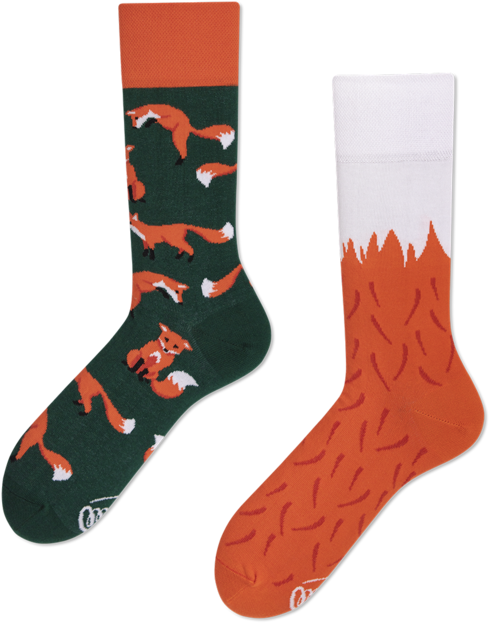 The Red Fox - Red Fox Socks (600x750), Png Download