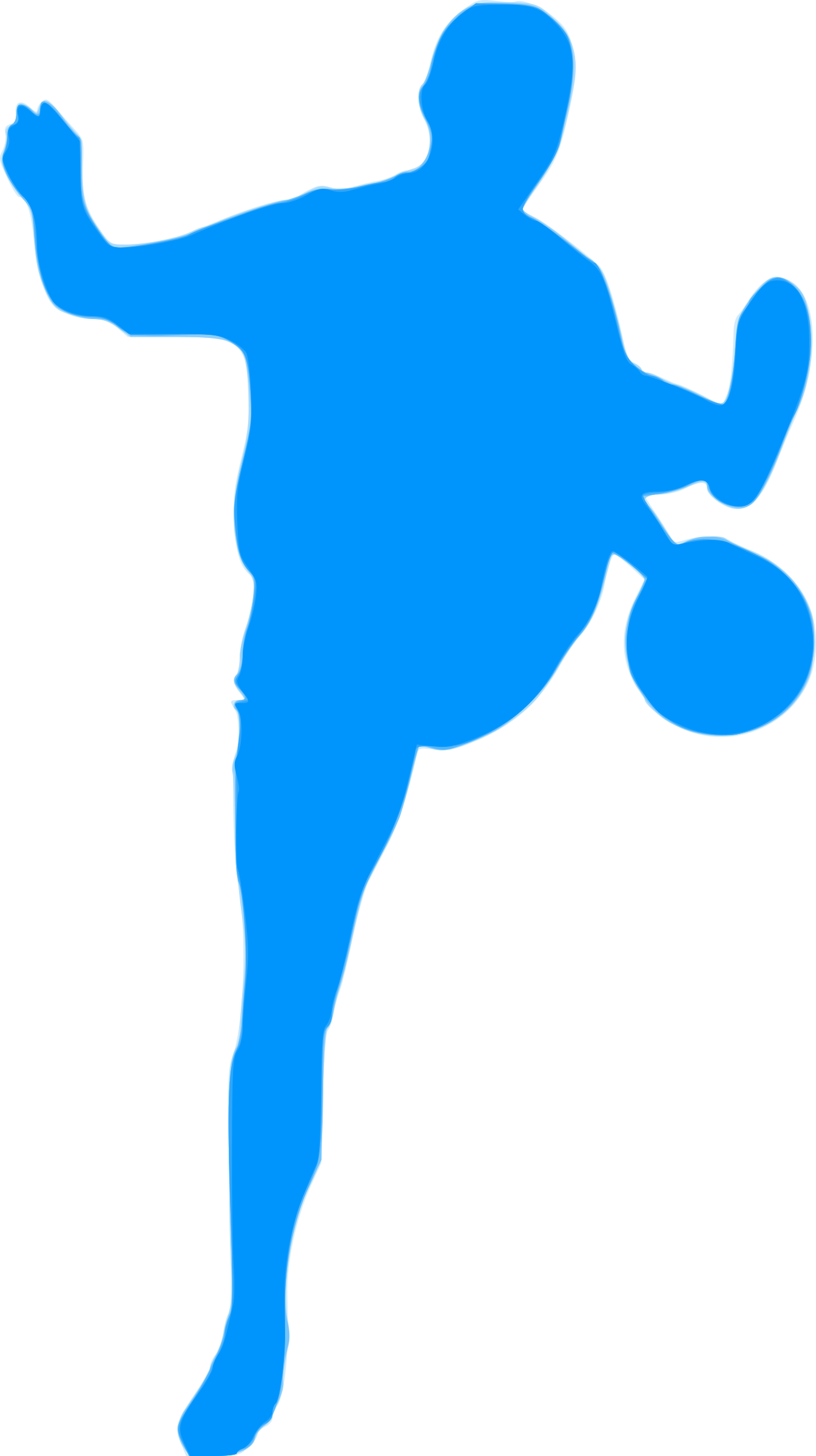 This Free Icons Png Design Of Silhouette Football 38 (1345x2400), Png Download
