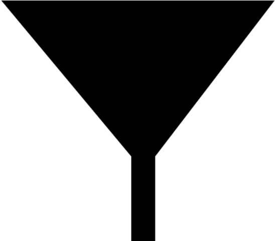 Martini Clipart Silhouette - Filtro Simbolo Png (640x480), Png Download