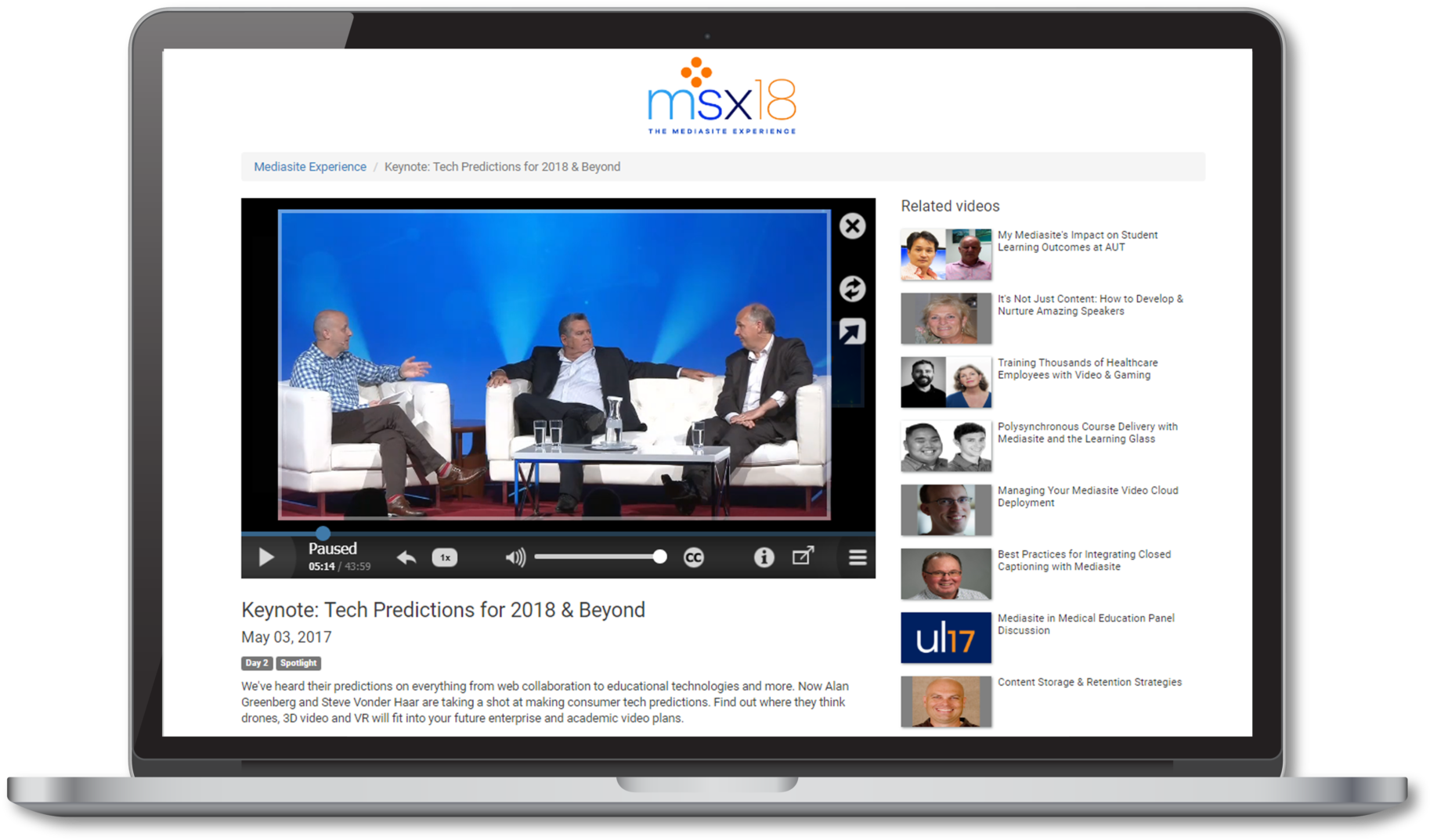 Sonic Foundry Announces Complete Online Event Solution, - Web Page (1834x1080), Png Download