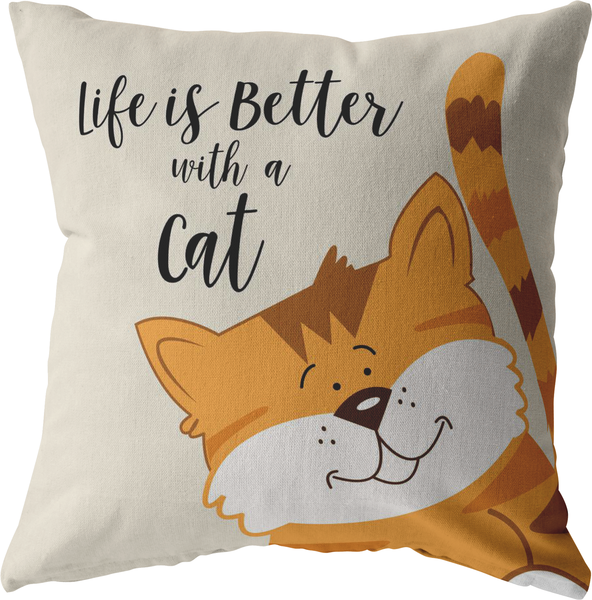 Load Image Into Gallery Viewer, Life Is Better With - Cushion (2000x2000), Png Download
